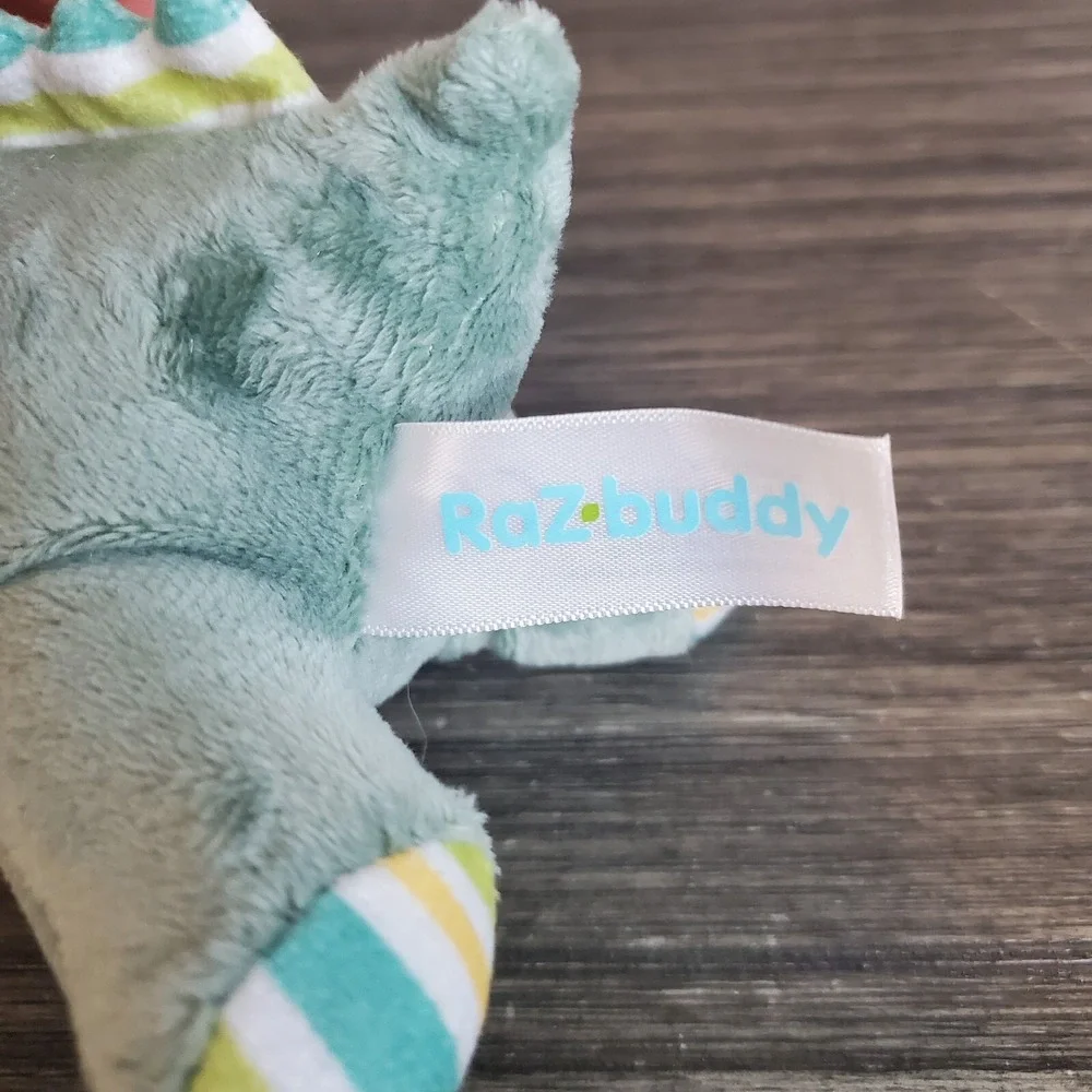 RaZ Buddy Raz Baby Dragon Pacifier Plush Soft Baby Lovey + Pacifier Soother 5